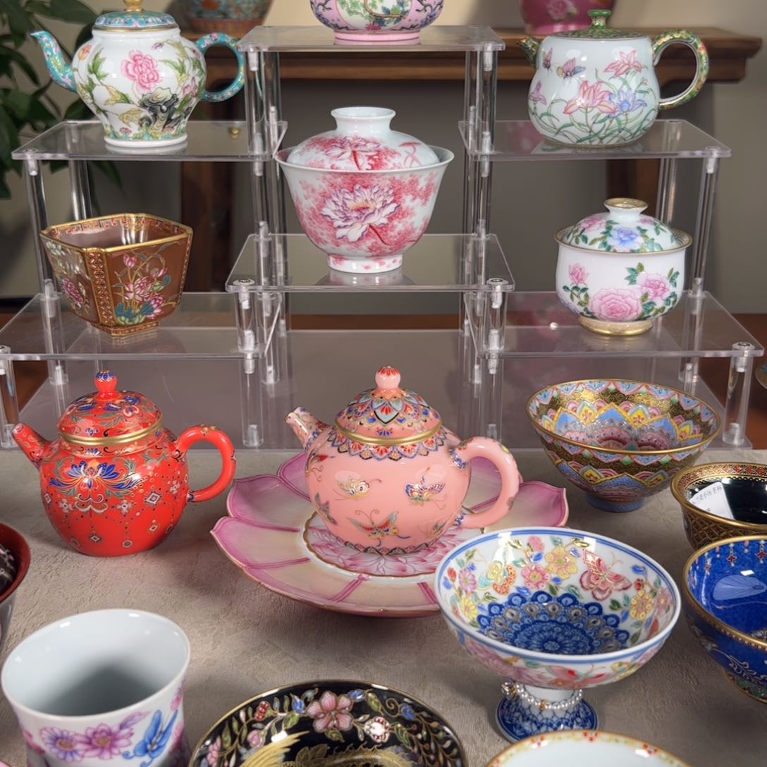 岚*?纯手工手绘 高端茶器