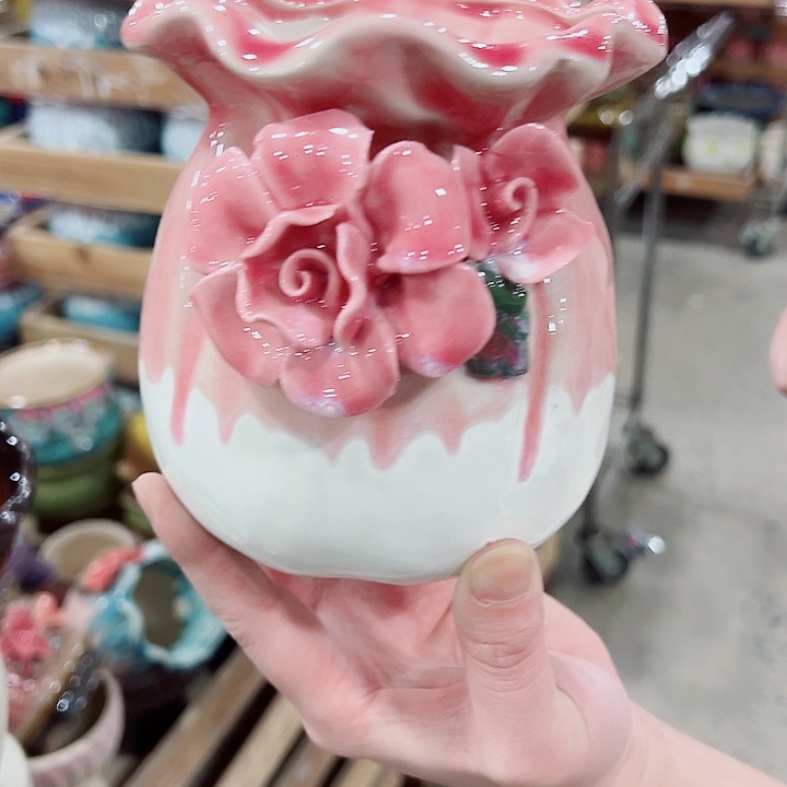 有孔，凑单福利满10元发货陶瓷多肉花盆！