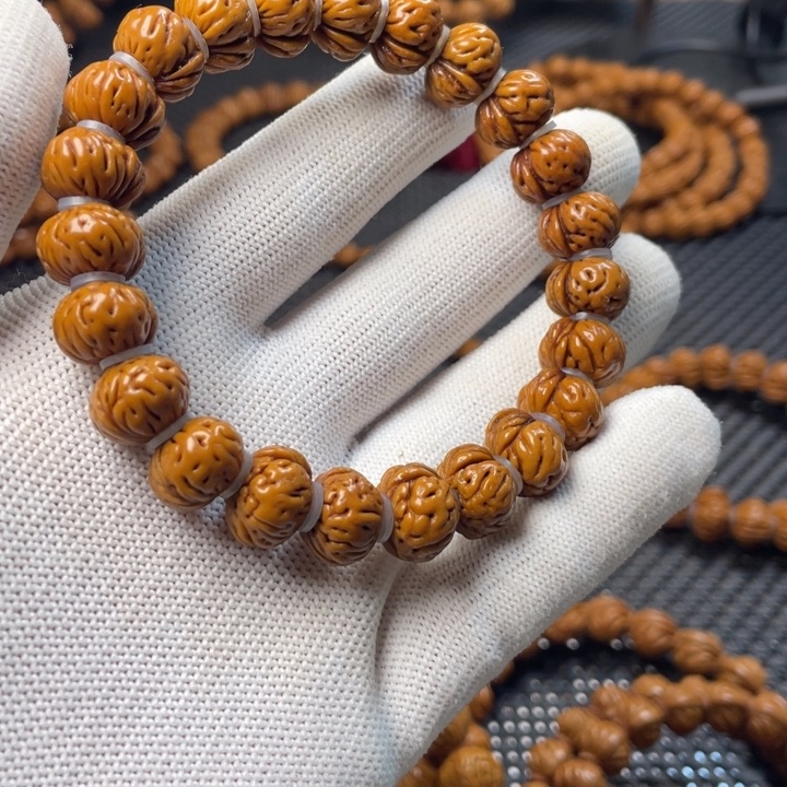 桃木秦岭野生龙纹桃核