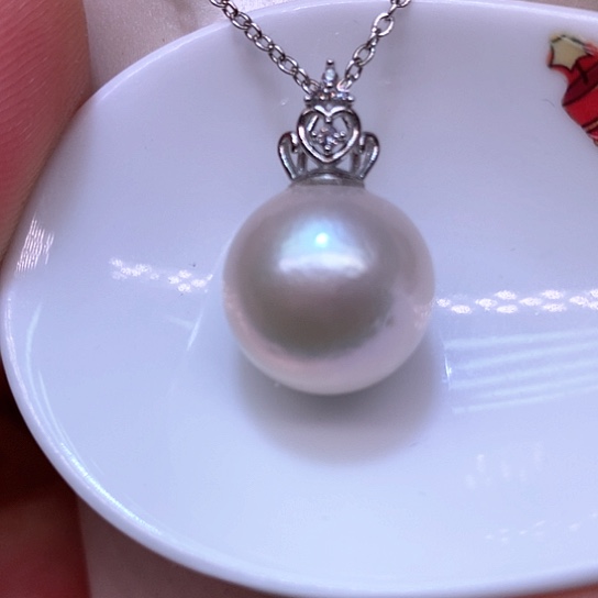 淡水珍珠耳饰银S925镶嵌