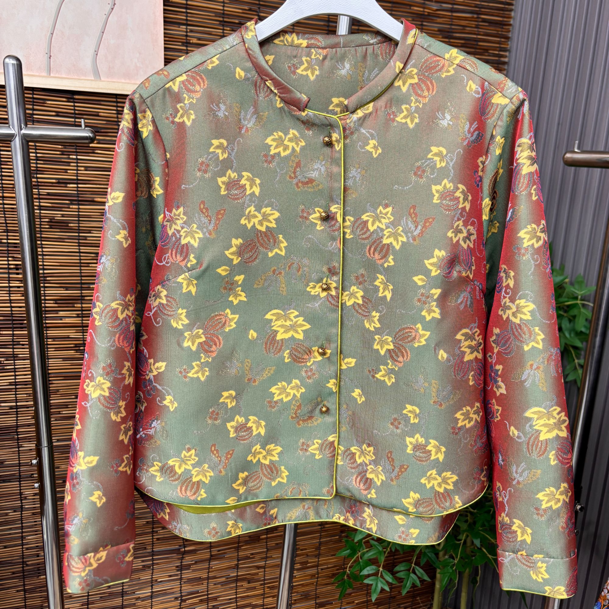 969【云熙】新中式蜀锦织花气质短款外套