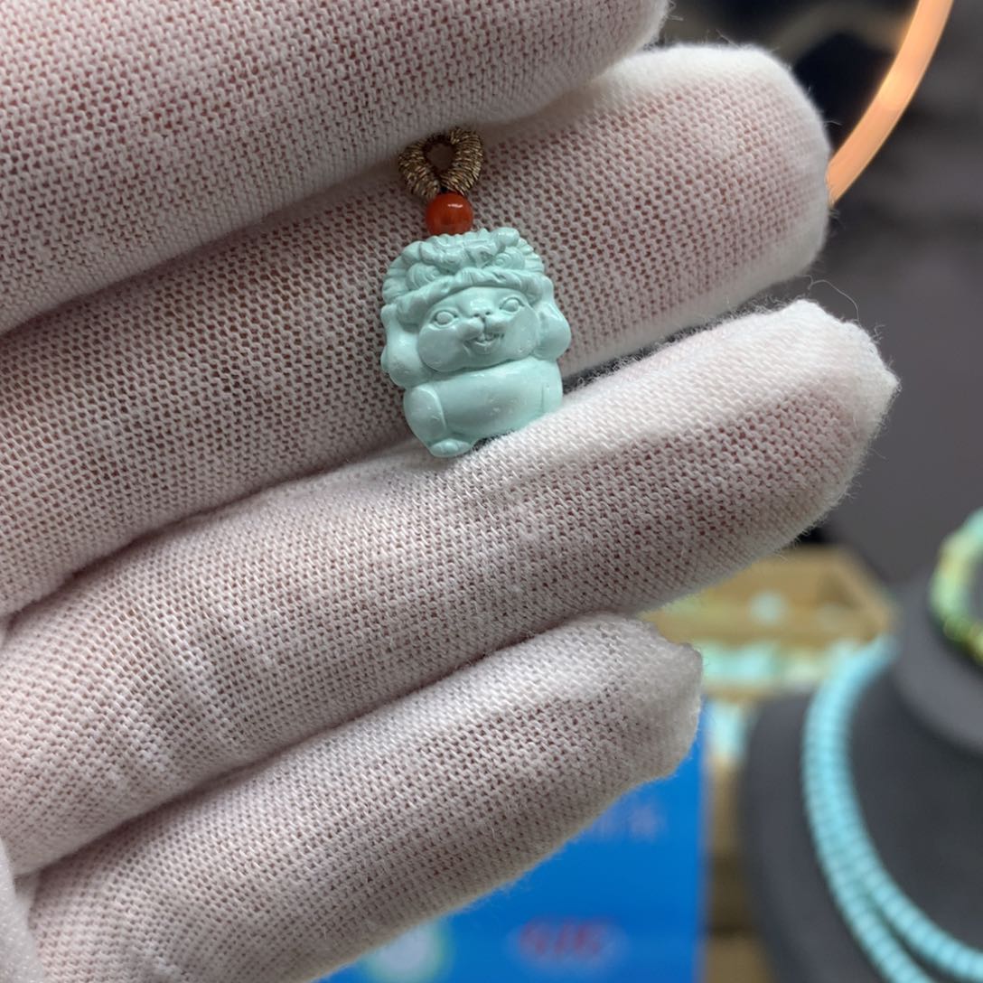 绿松石挂件未镶嵌