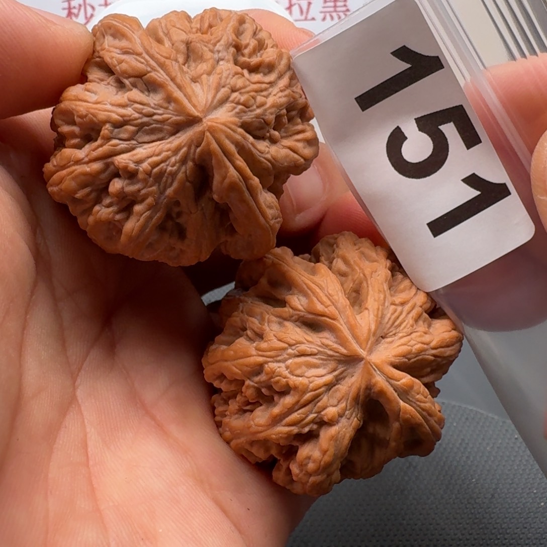 A****文玩核桃把件大粗筋43