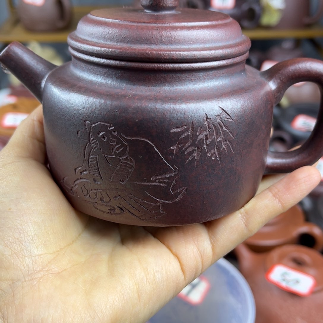 紫砂茶壶宜兴紫砂壶微瑕晃盖