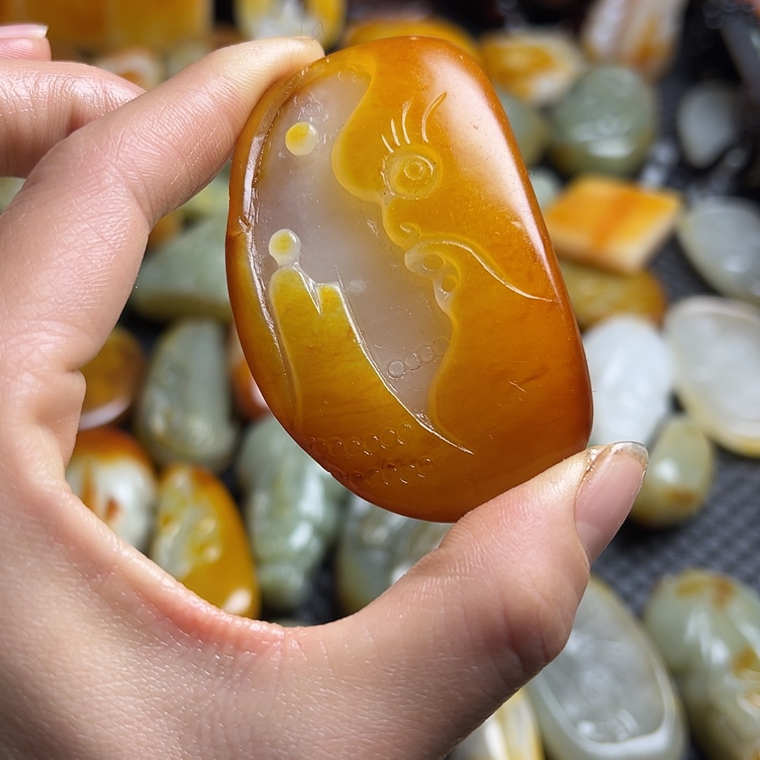 和田玉把件未镶嵌