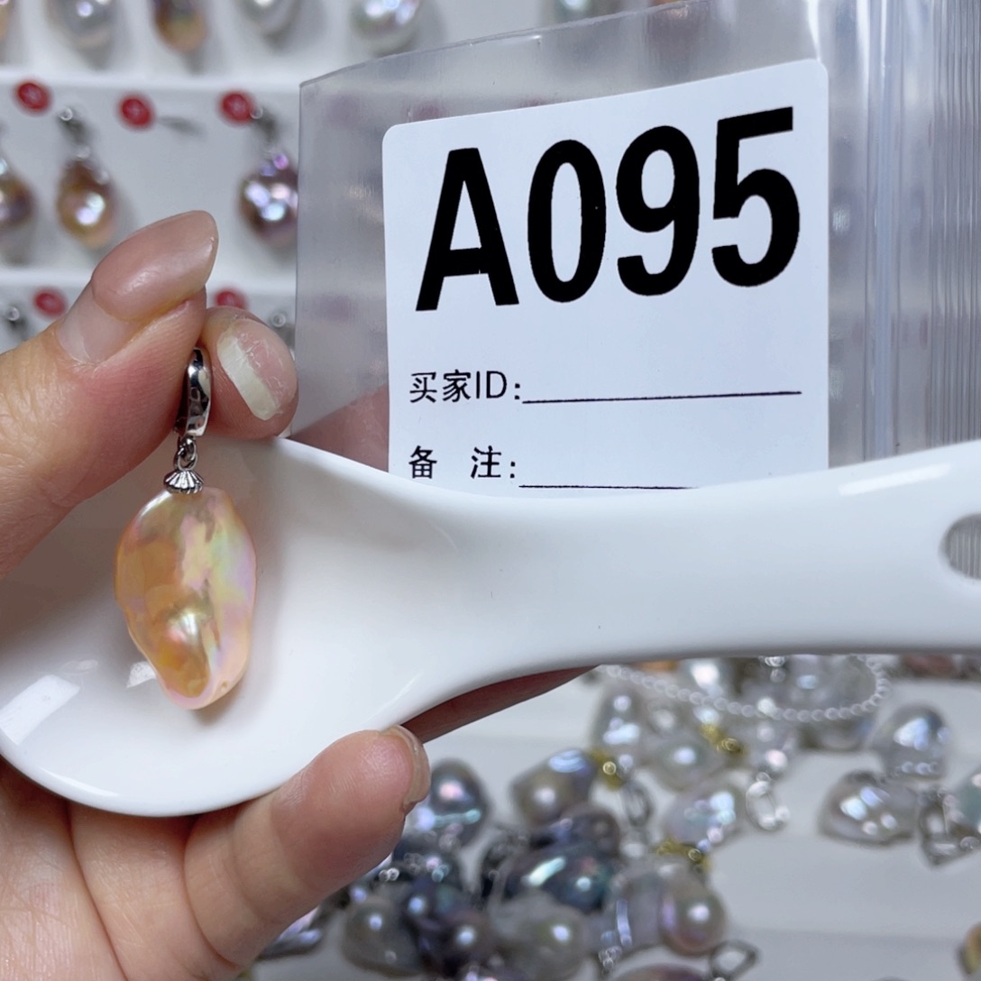 淡水珍珠巴洛克银S925镶嵌