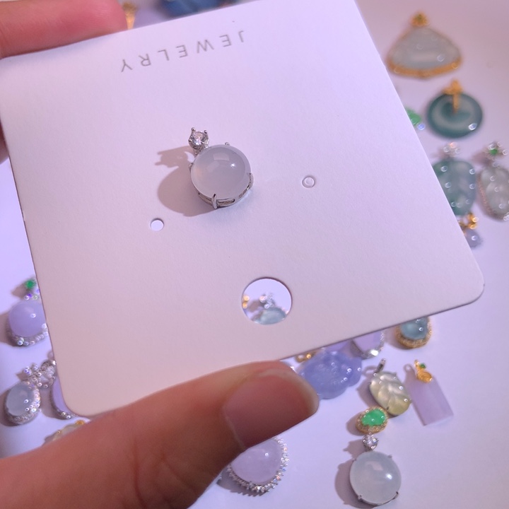 翡翠银S925镶嵌颈饰