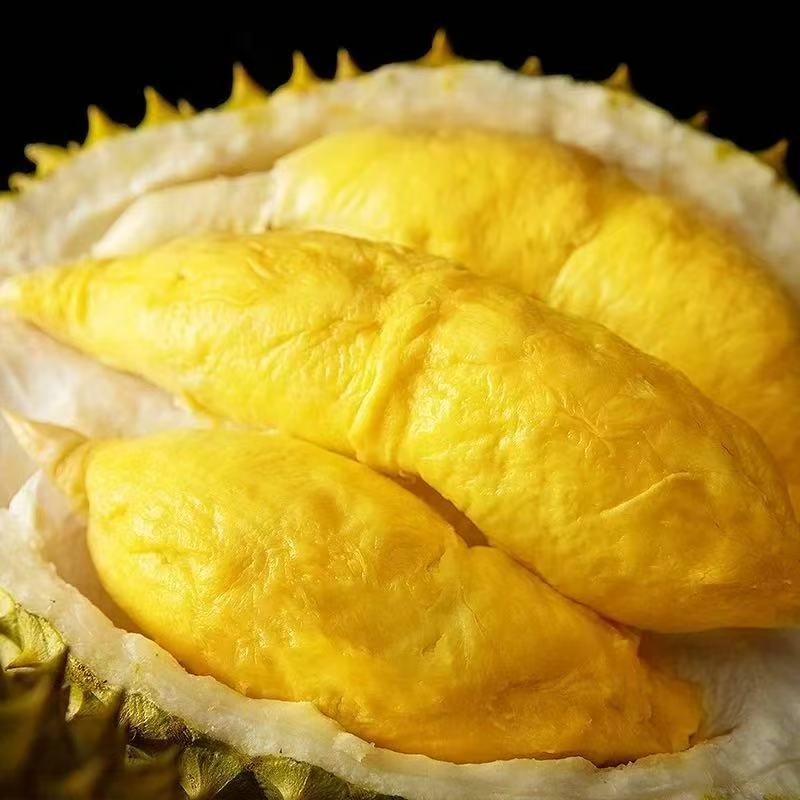 （金腰纯肉2斤）正宗进口AA果一级金腰鲜榴莲现开现送核大 惠州榴莲小时达干扰越南干尧越南