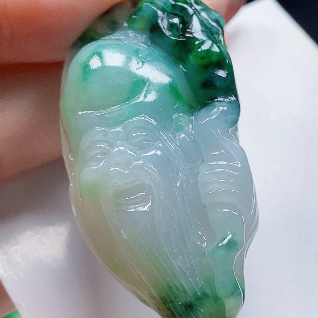 愈****翡翠未镶嵌颈饰22