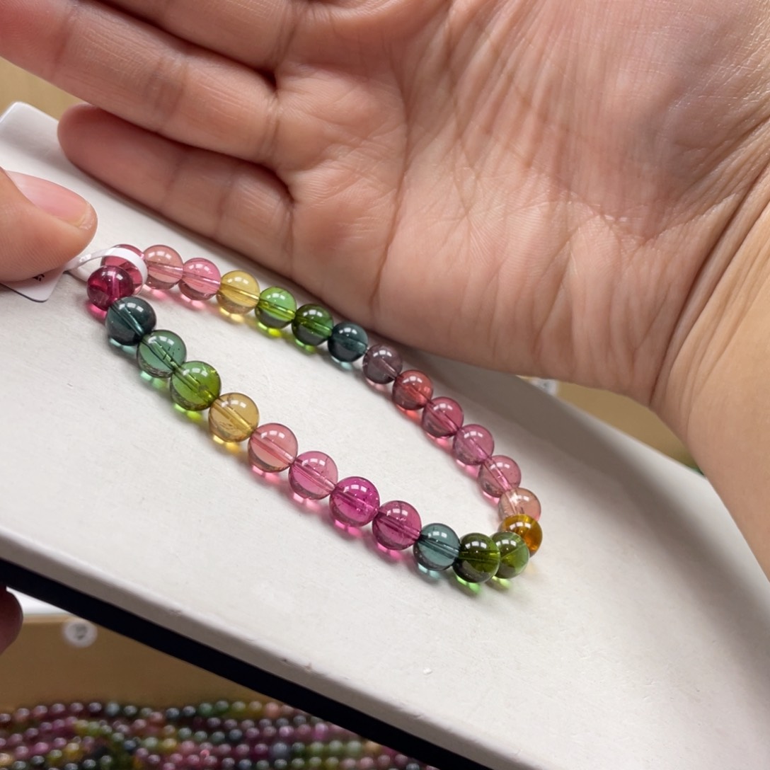 碧玺手串未镶嵌7mmmmmmmmmmmmmmmmmm