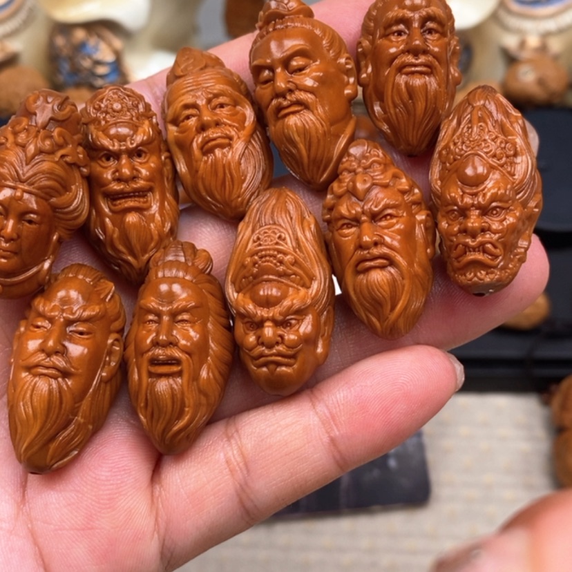 【闪购商品】橄榄核吊坠橄榄手工雕刻工艺