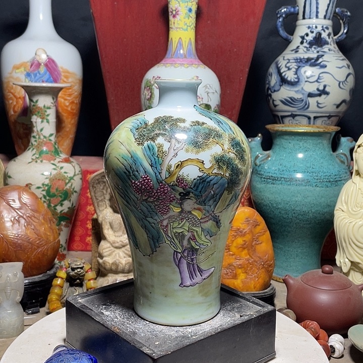 瓷片青花瓷器手工制作