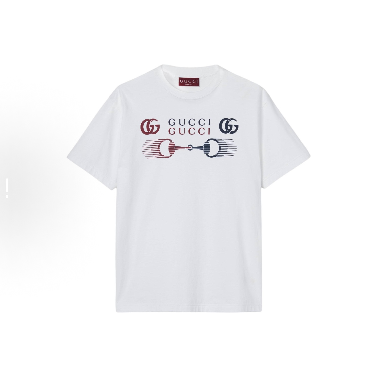 GUCCI/古驰  印花刺绣双G短T