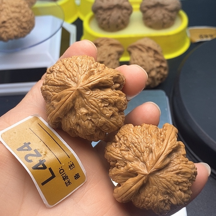 文玩核桃把件粗筋4:3