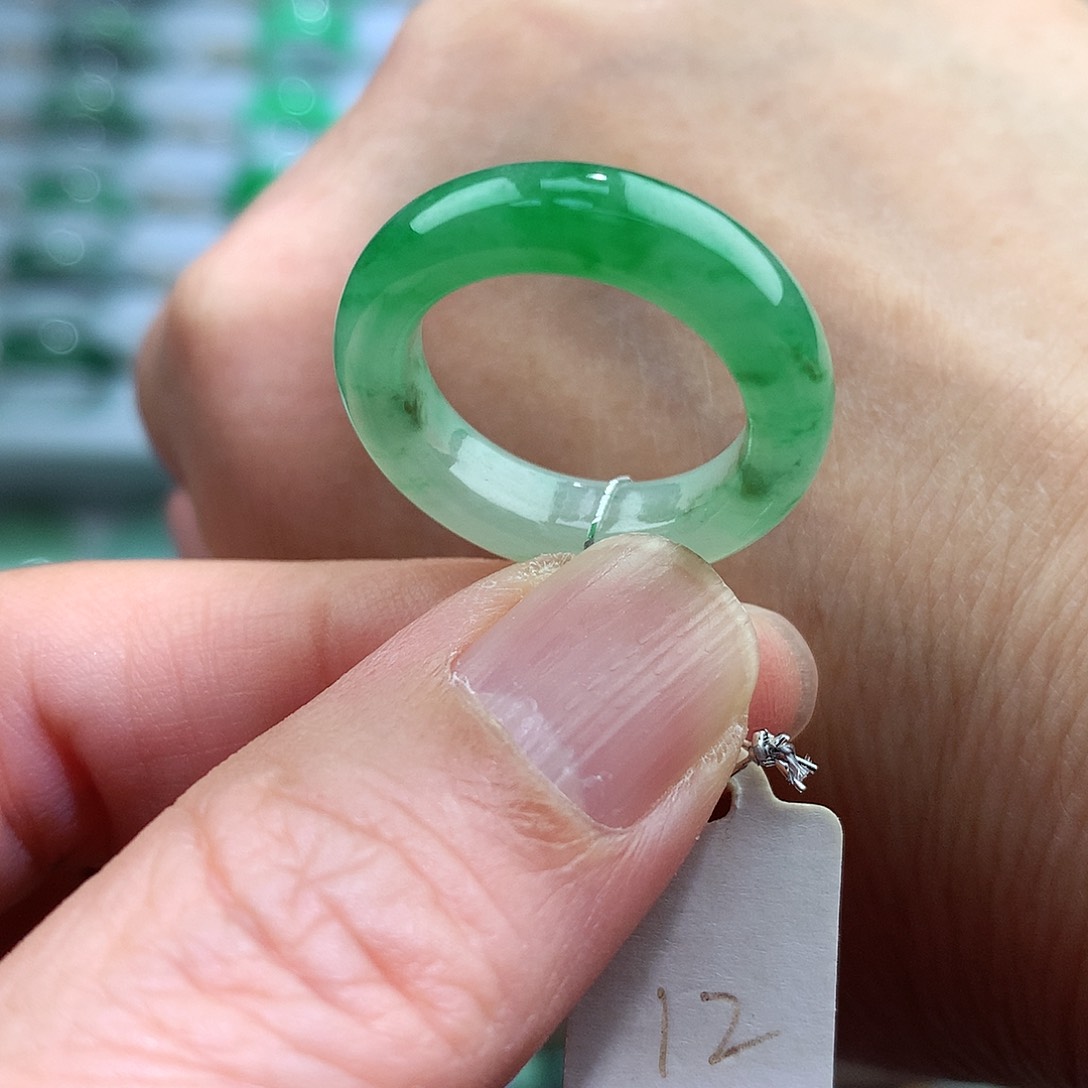 未镶嵌戒指翡翠12号