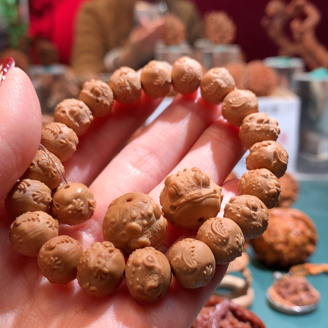 猴头核桃手串—————————