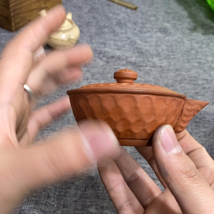 紫砂茶杯非常漂亮好看的花瓶