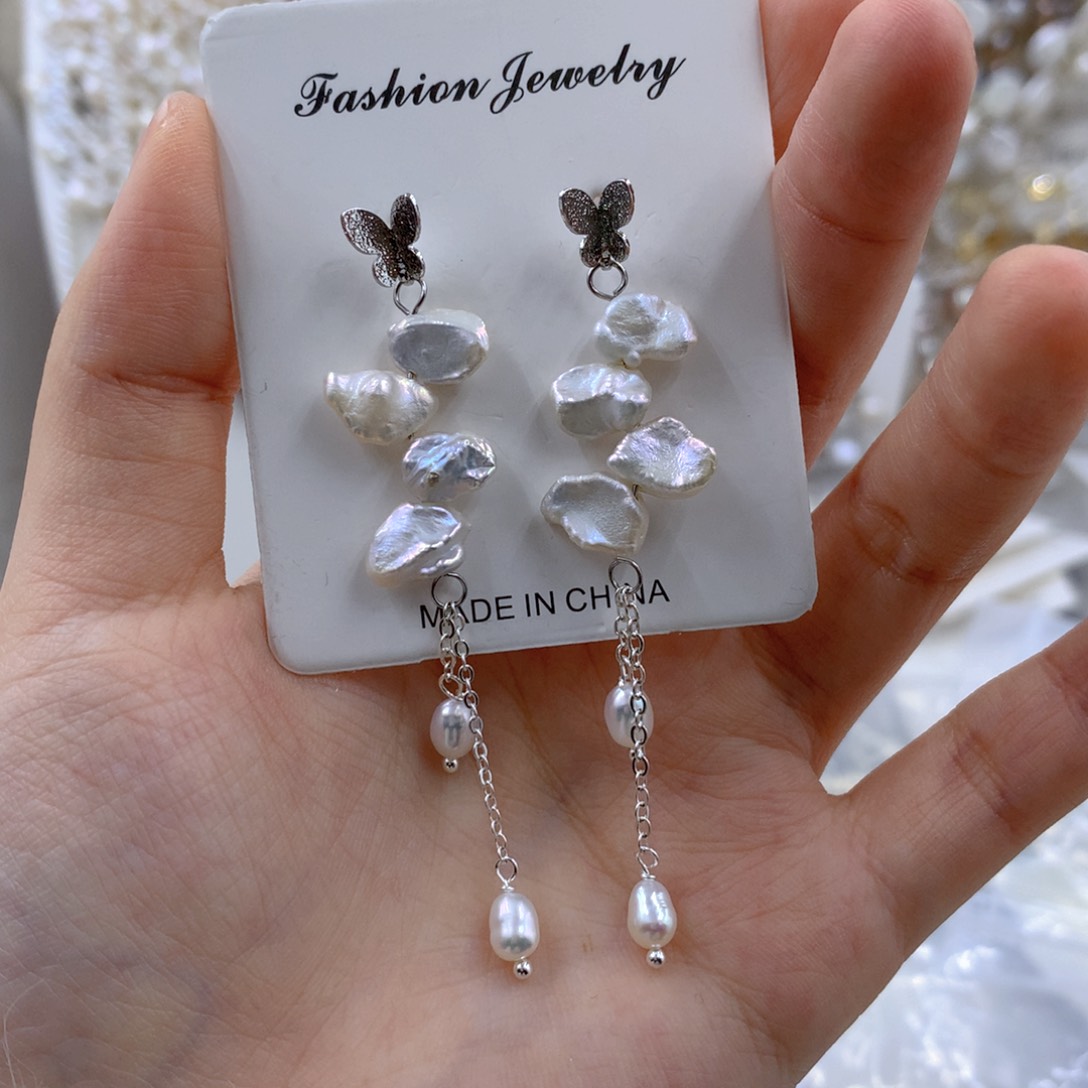 颈饰合金淡水珍珠