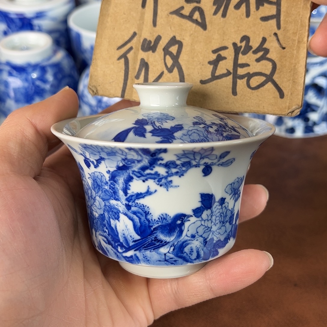 时***。瓷片景德镇全手工手绘陶瓷