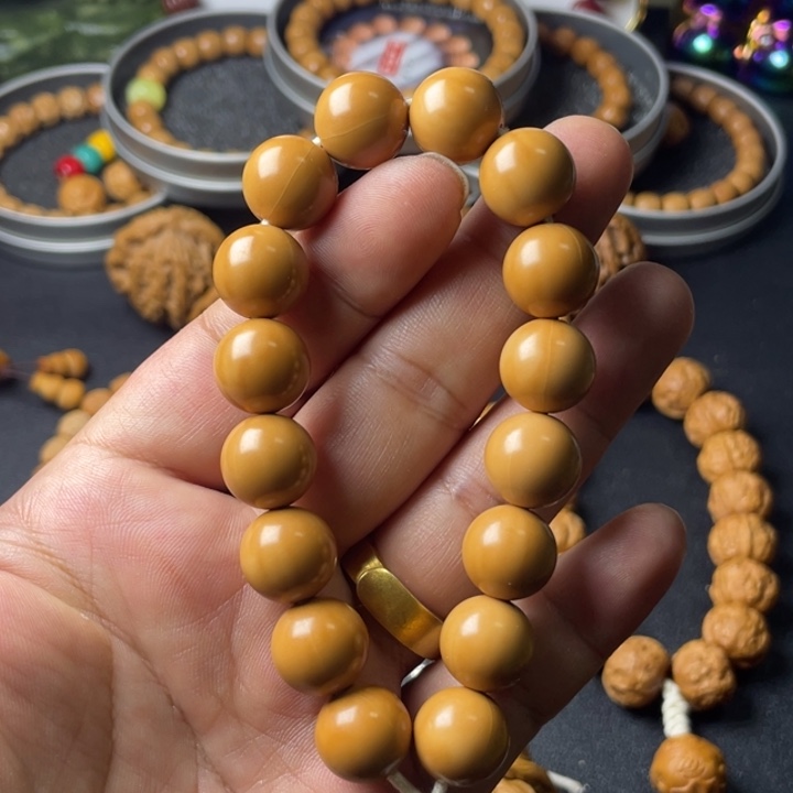 猴头核桃手串全品正圆光珠手持