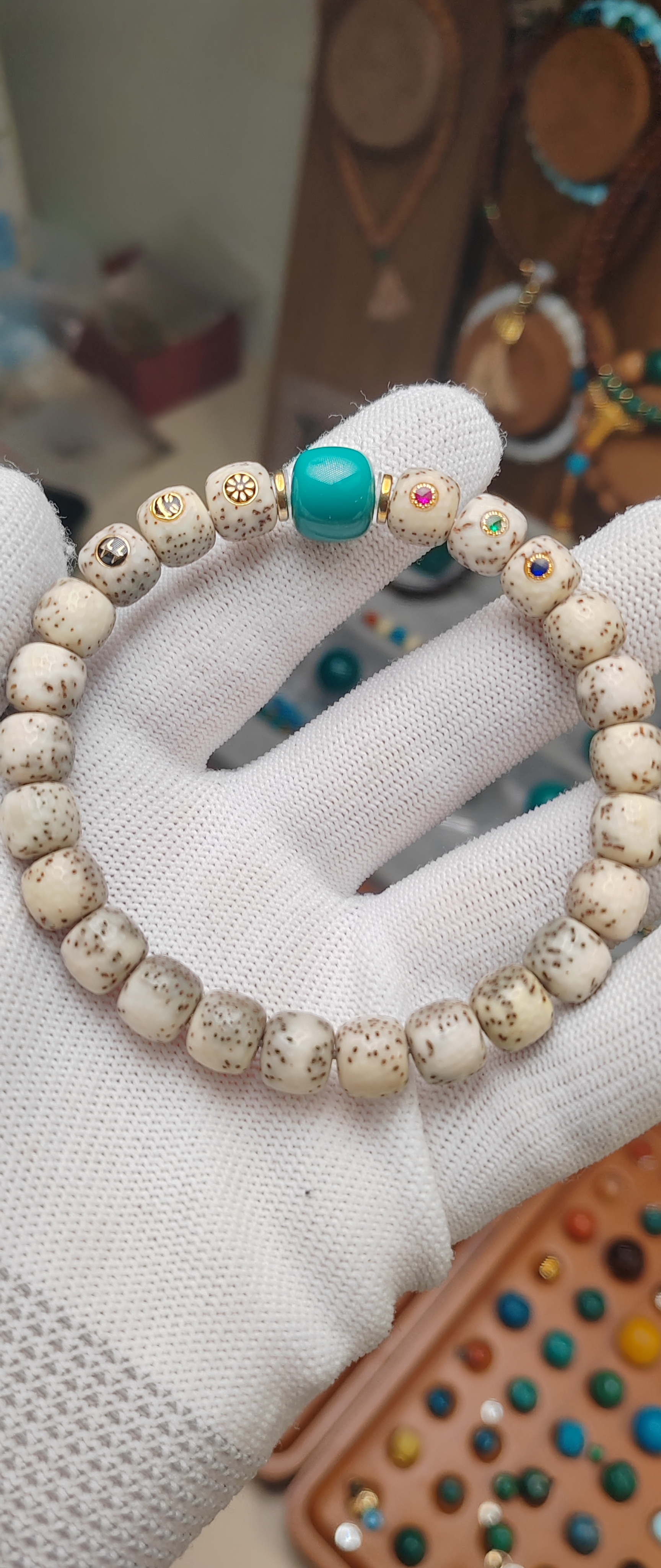 星月菩提10mm老型珠手串