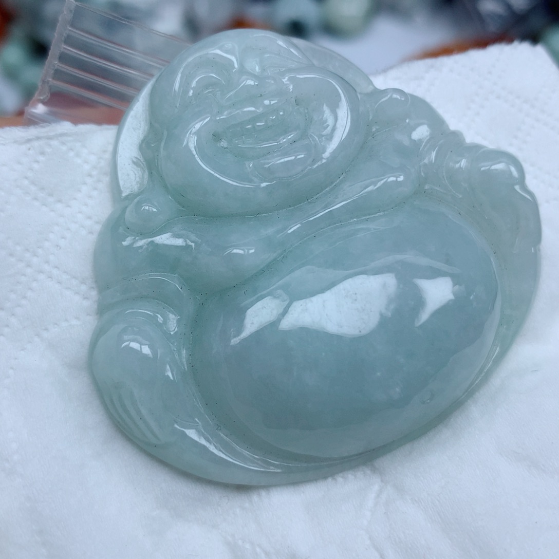 翡翠未镶嵌项链珠子翡