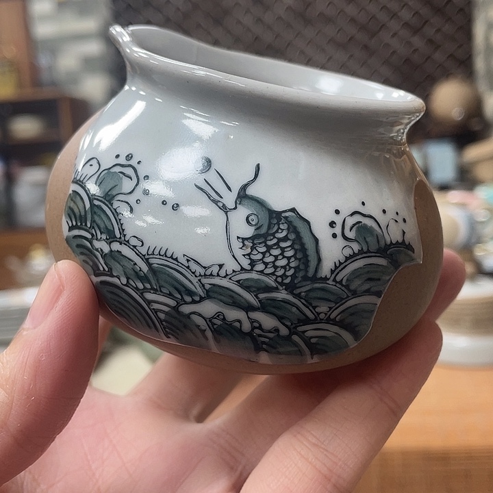 壶老段烧陶瓷茶器