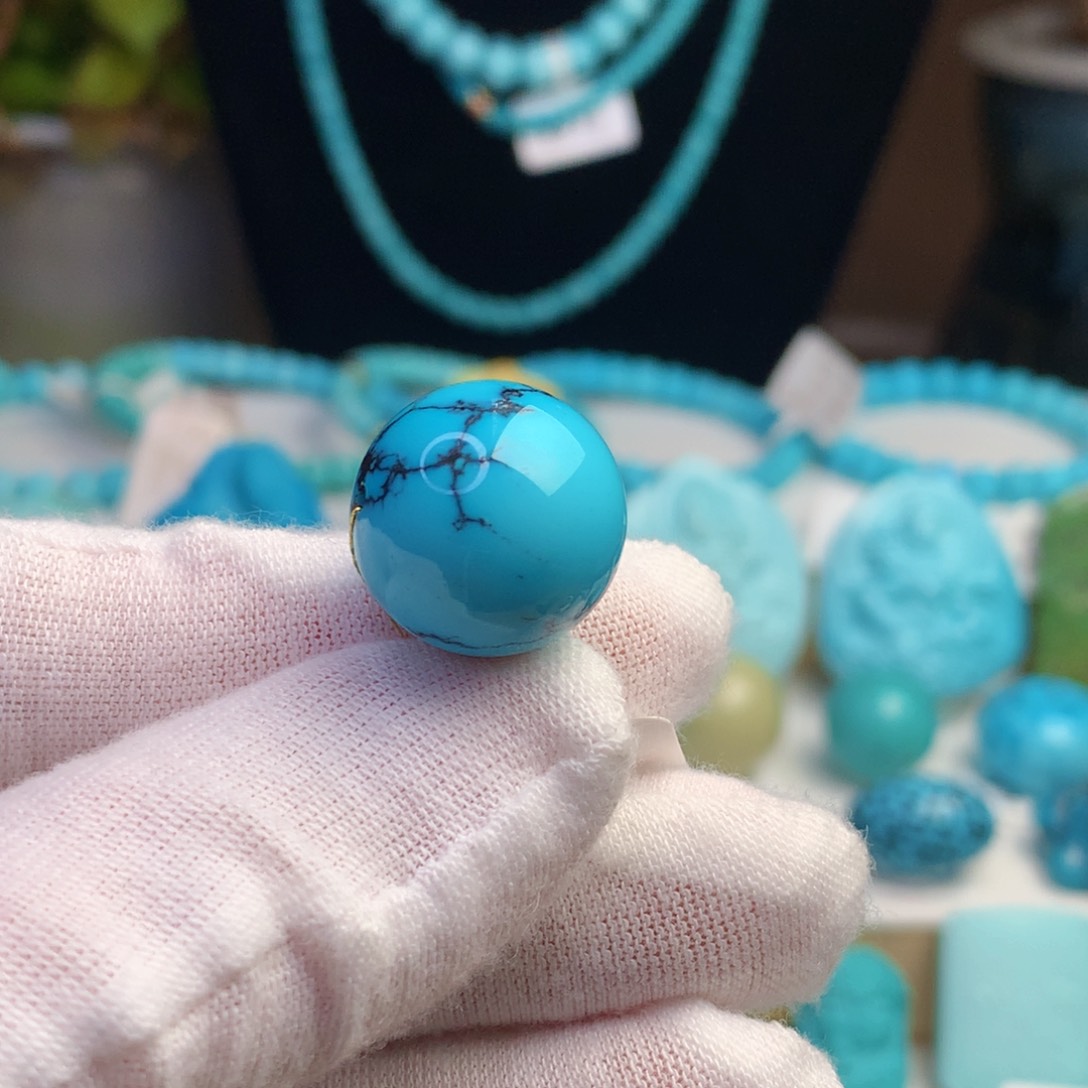 绿松石珠宝奇石未镶嵌