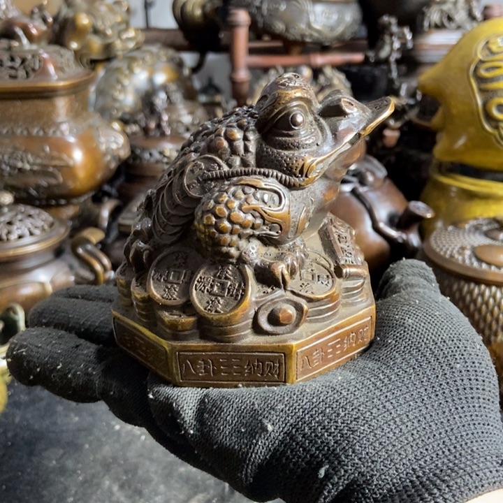 铜器工艺品摆件香炉摆件