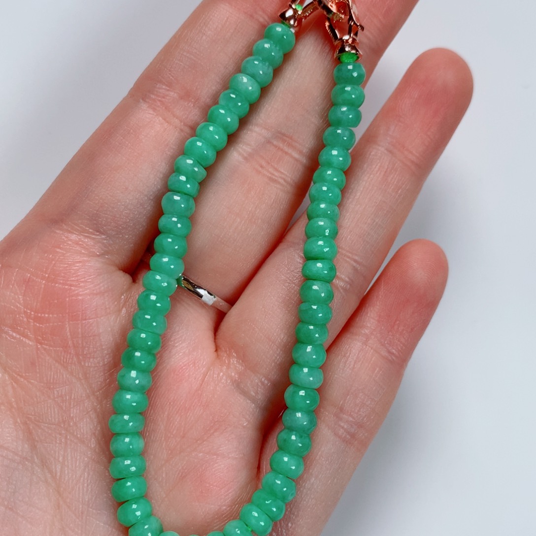 未镶嵌翡翠手串珠