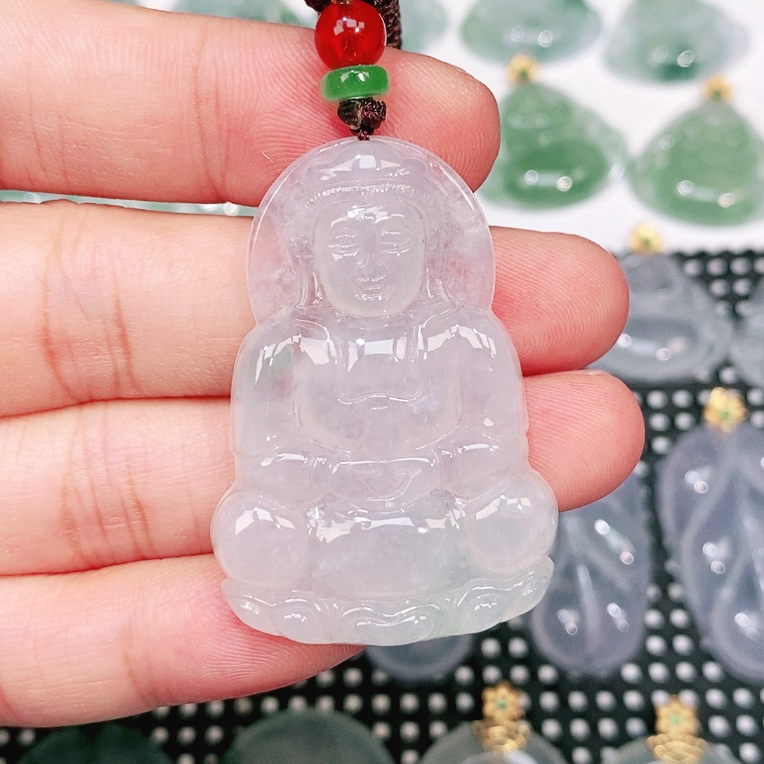 翡翠未镶嵌颈饰吊坠