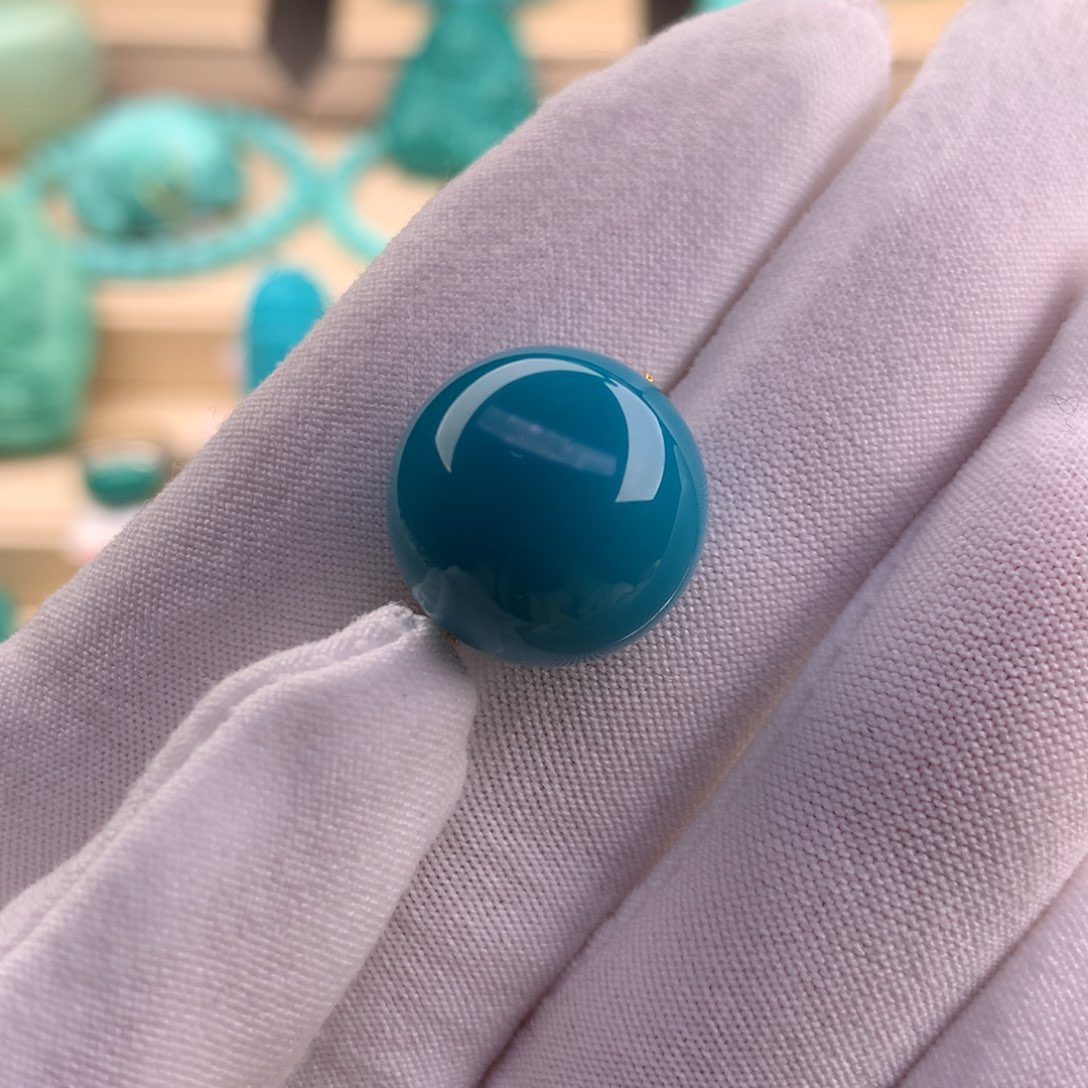 绿松石珠宝奇石未镶嵌15.8