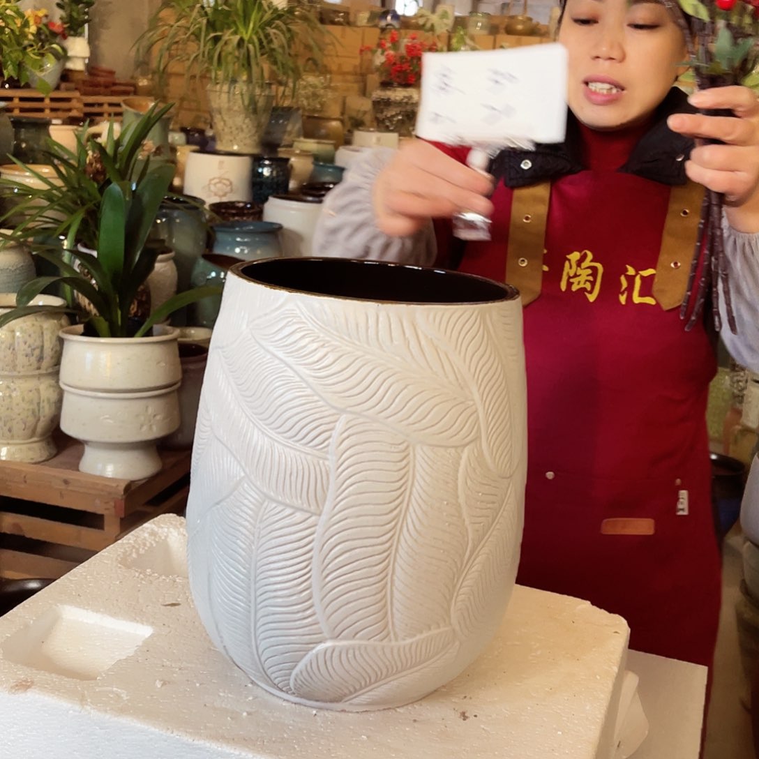 紫砂花盆高度30口径20