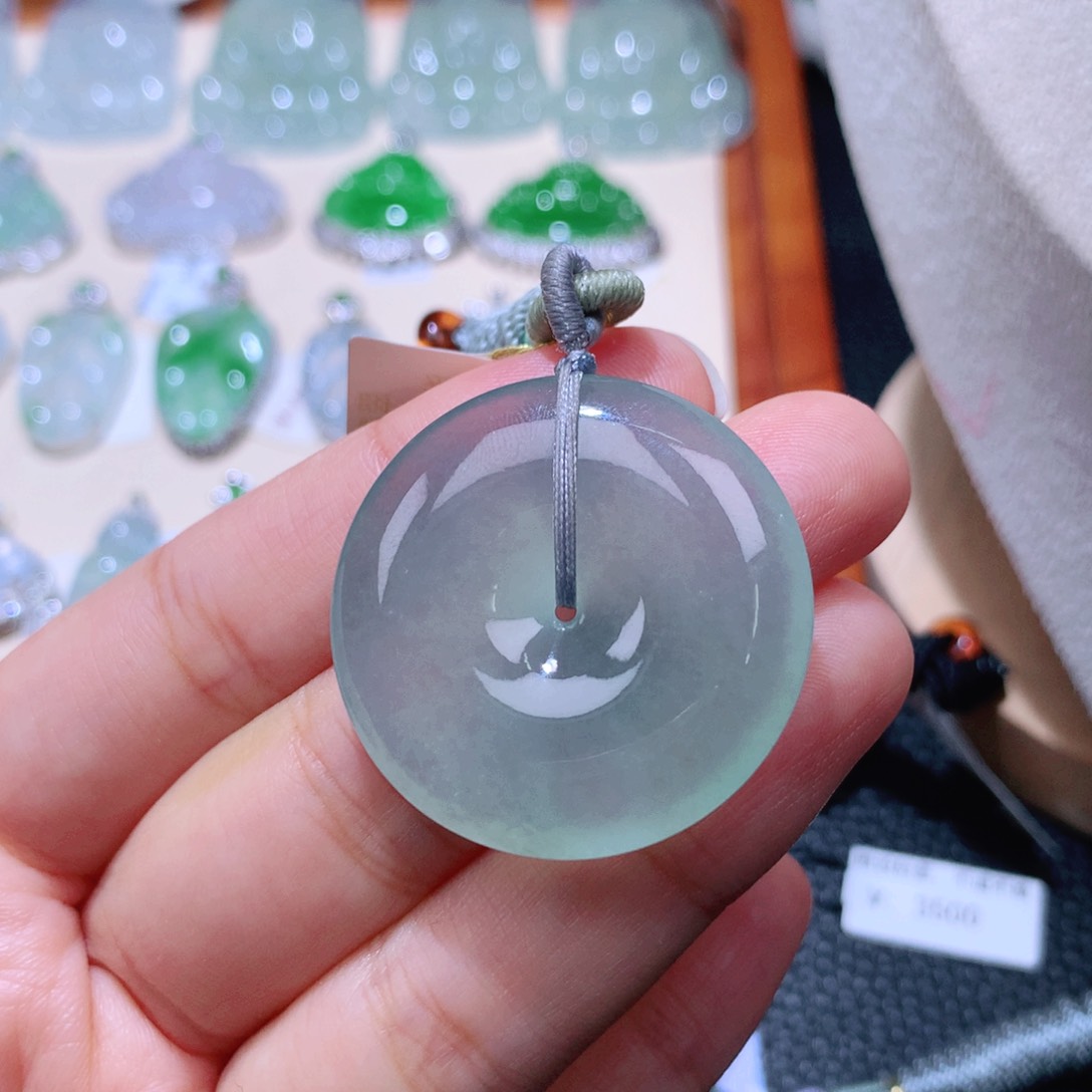 颈饰未镶嵌翡翠扣子34*6