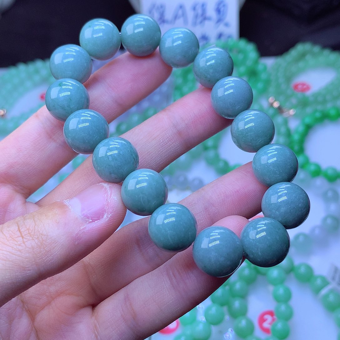 翡翠毛衣链未镶嵌卡13