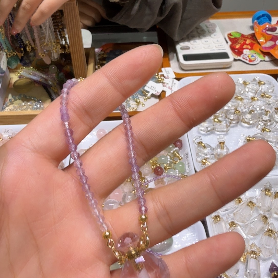 岩***—未镶嵌戒指烟晶紫水晶