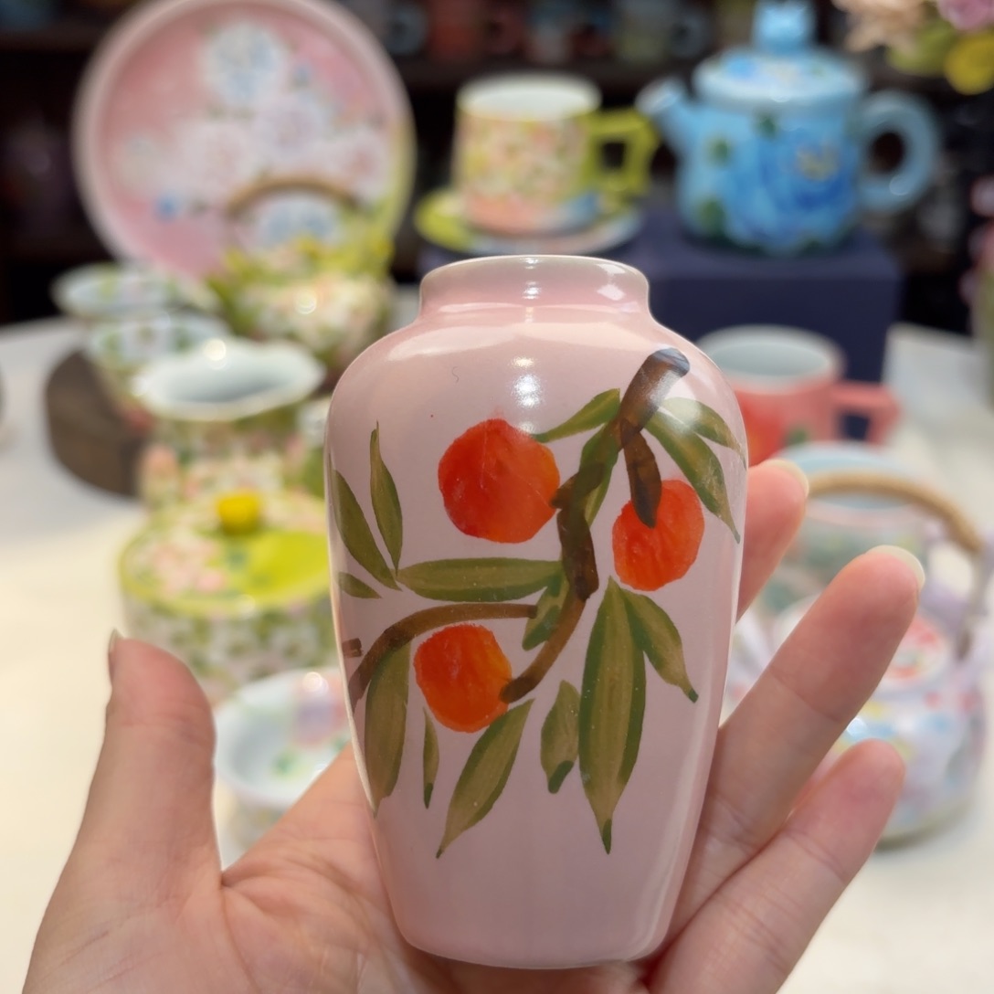 景德镇手绘高温釉下彩陶瓷茶具