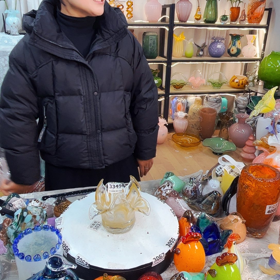 3349 家悦美居琉璃摆件