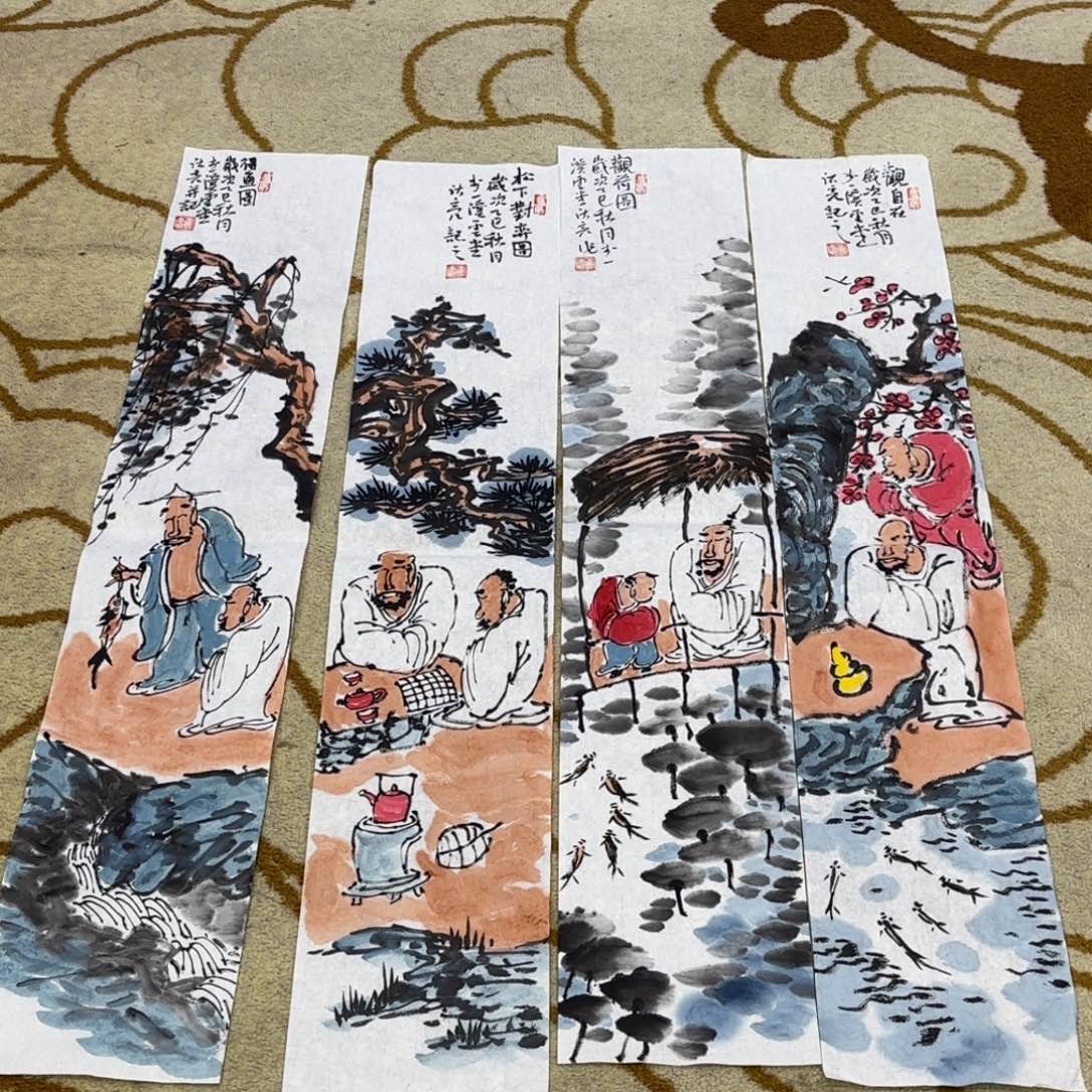 说***行国画王庆亮老师作品刘4