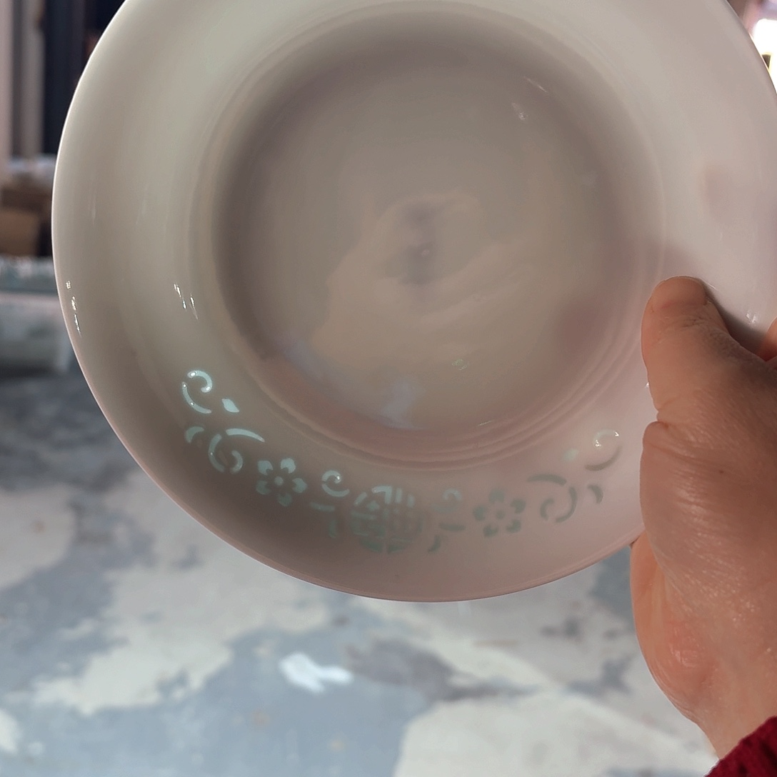白瓷景德镇陶瓷7英寸2个装好的