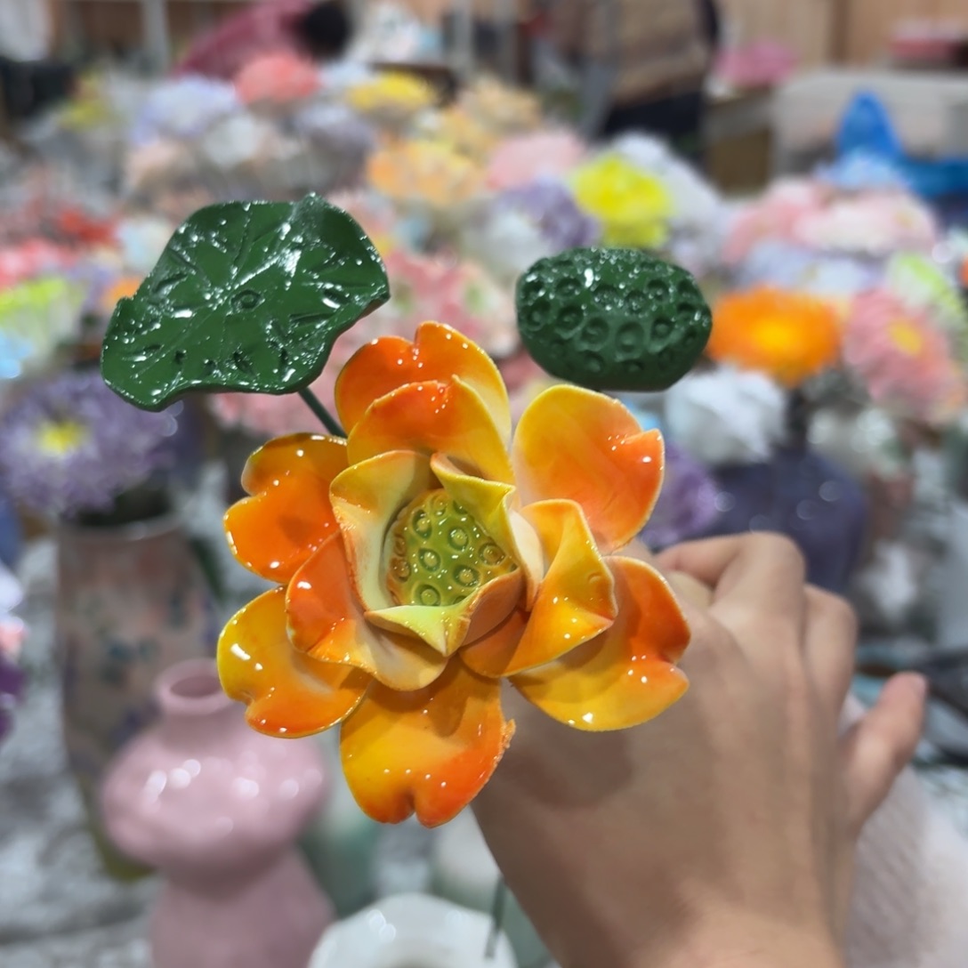 陶瓷花，20发货，退款拉黑