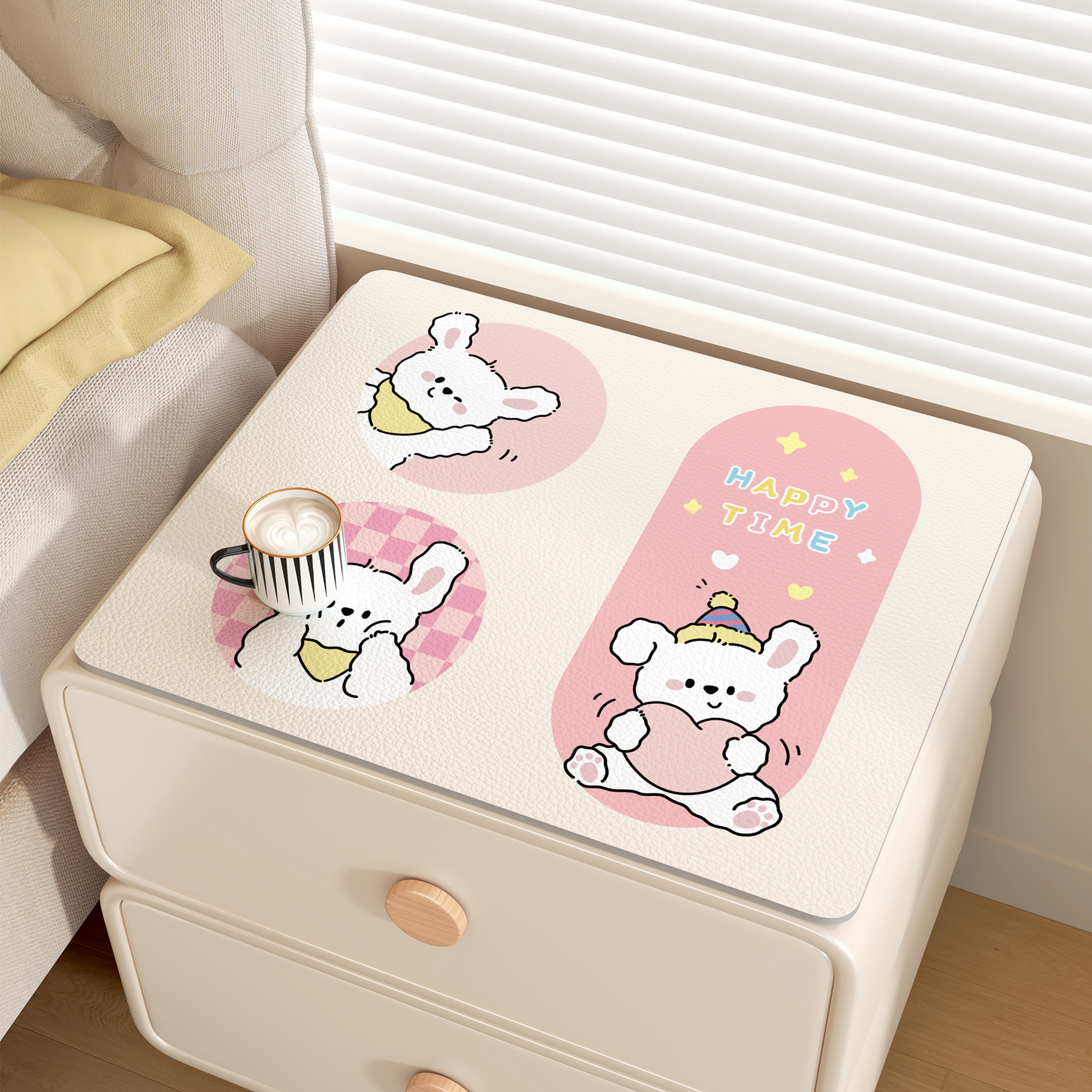 现代简约床头柜垫子防烫软硅藻泥保护垫卧室盖垫吸水防尘盖布盖垫