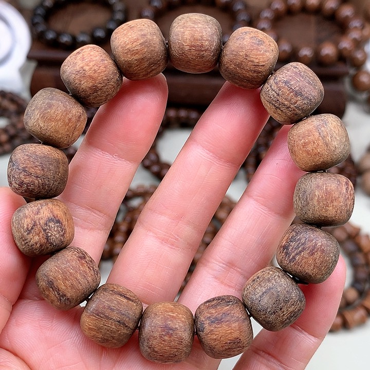 【闪购商品】贡木其他用****7印贡13*14复古绿火焰纹