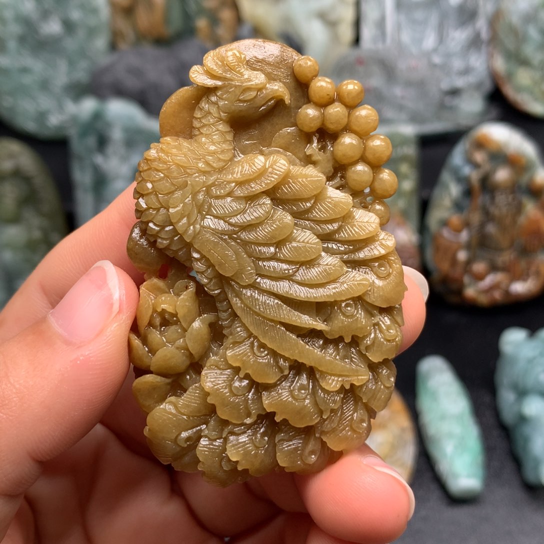 定制翡翠未镶嵌天然缅甸翡翠A货毛货抛光定制