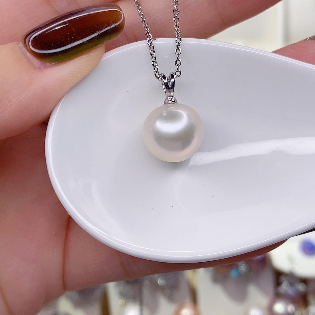吊坠(赠链)银S925镶嵌淡水珍珠