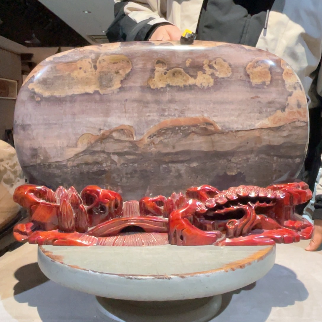 彩石三峡清江画面石46/29/3.5