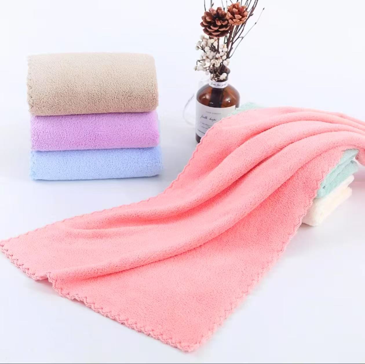 【云总】洗脸家用吸水速干毛巾 到手一条（颜色随机）