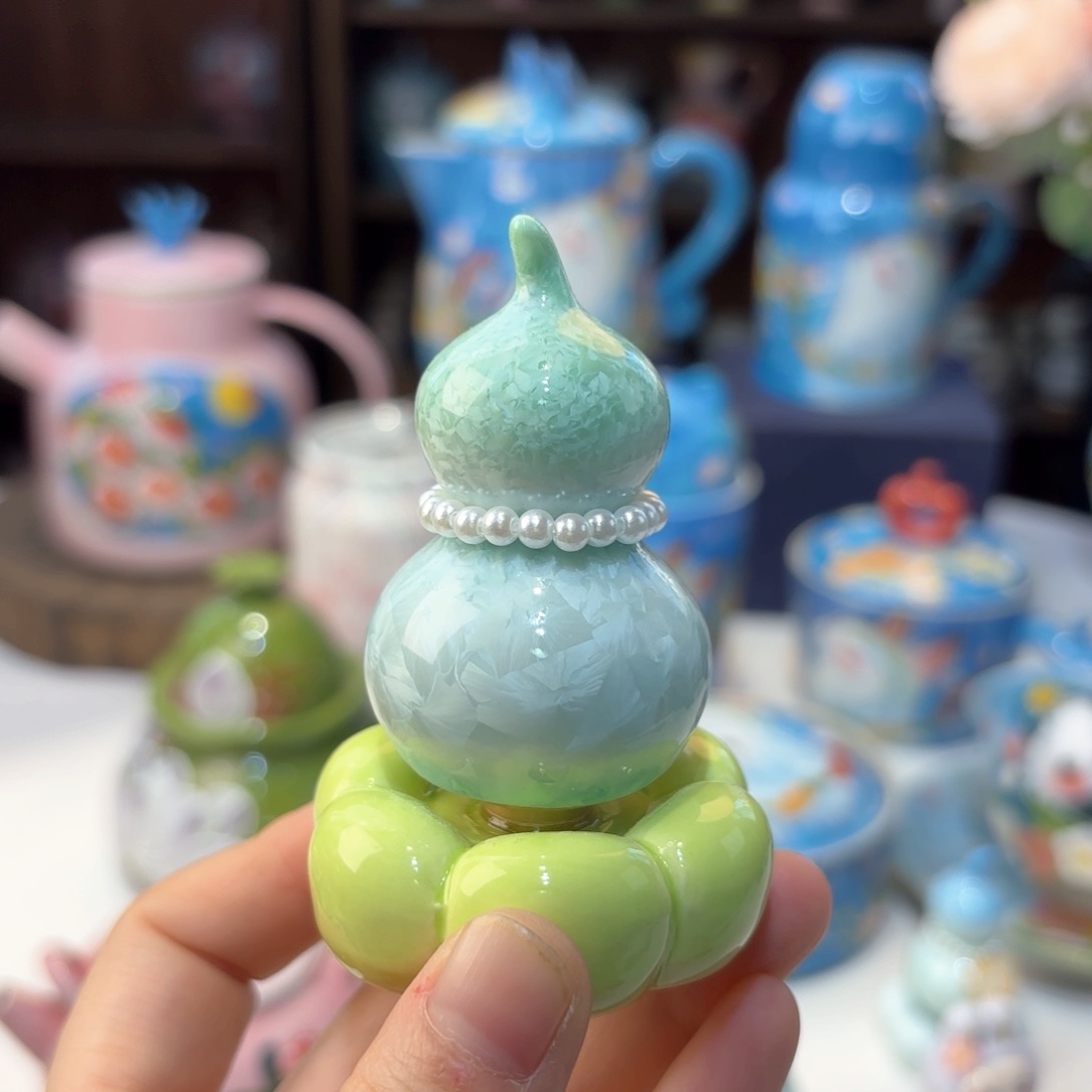 景德镇手绘高温釉下彩陶瓷茶具