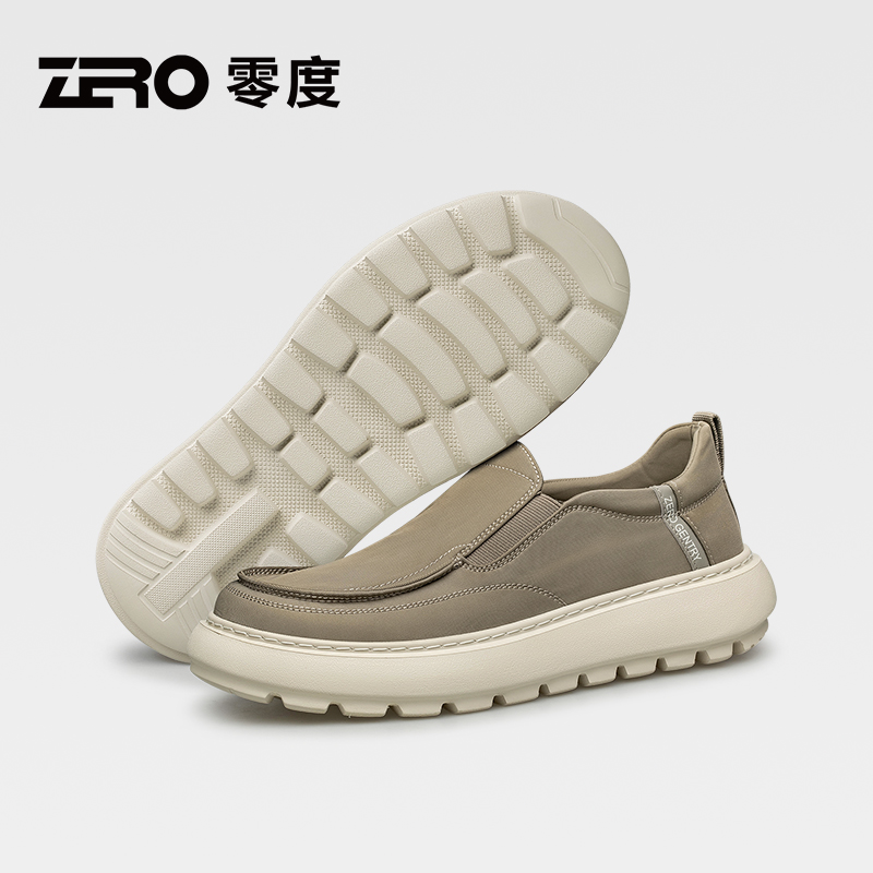 ZRO/零度夏季时尚百搭透气舒适一脚蹬潮流软底休闲低帮男鞋662E