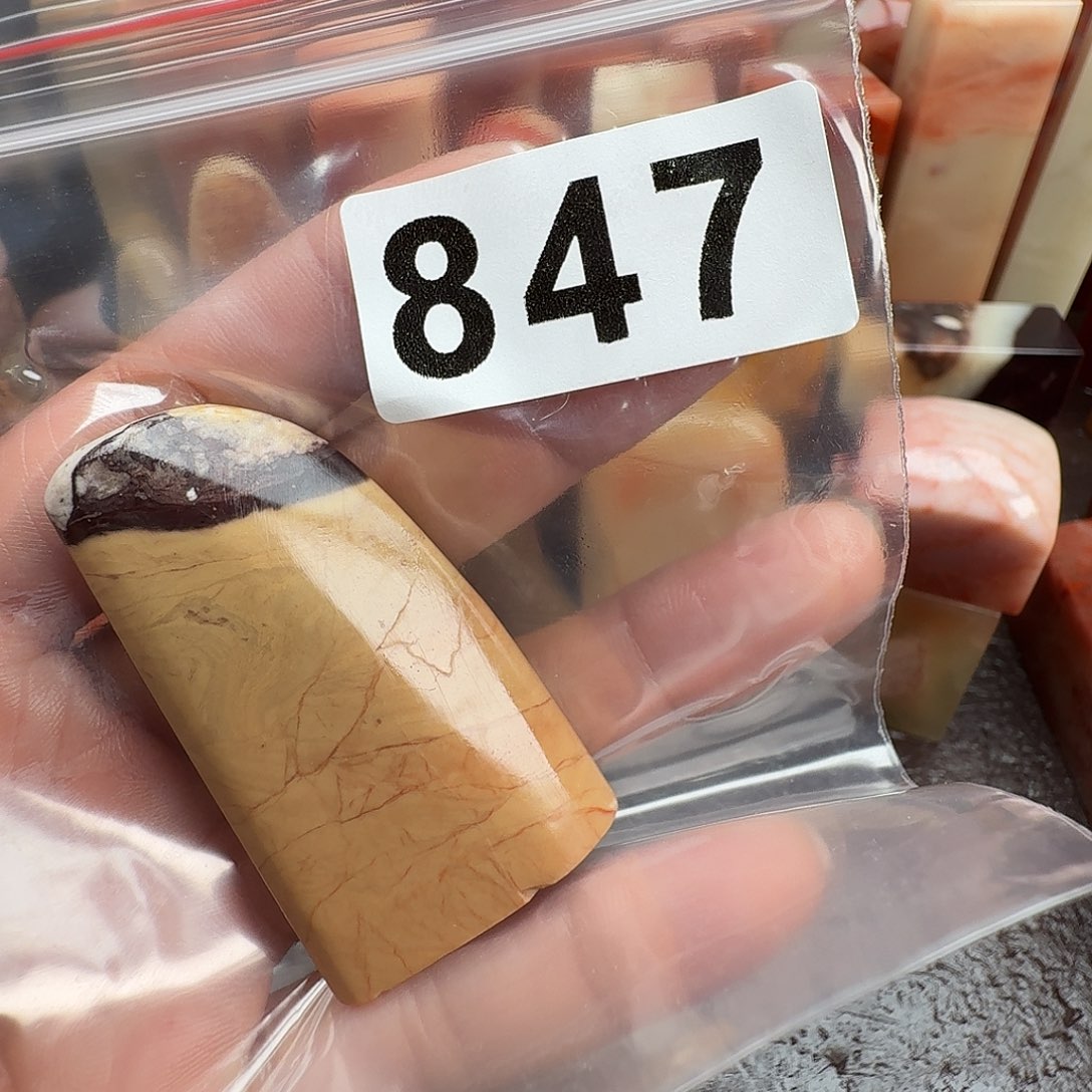 烟***灰老挝石印石老挝石料